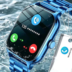 Relógio Inteligente Ao Ar Livre Masculino À Prova Dwaterproof Água Múltiplo Modo Esporte Fitness HD Bluetooth Chamada Sm
