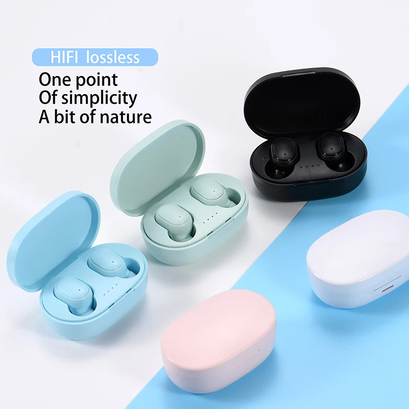 E7S Fones De Ouvido Sem Fio Bluetooth Fone Com Microfone Display LED Longa Vida Útil Da Bateria Caso Carregamento Portát