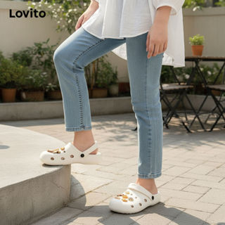 Lovito Casual Simples Eva Sem Pés para Mulheres Rotina de Fim de Semana LFA60335 em Oferta na Shopee