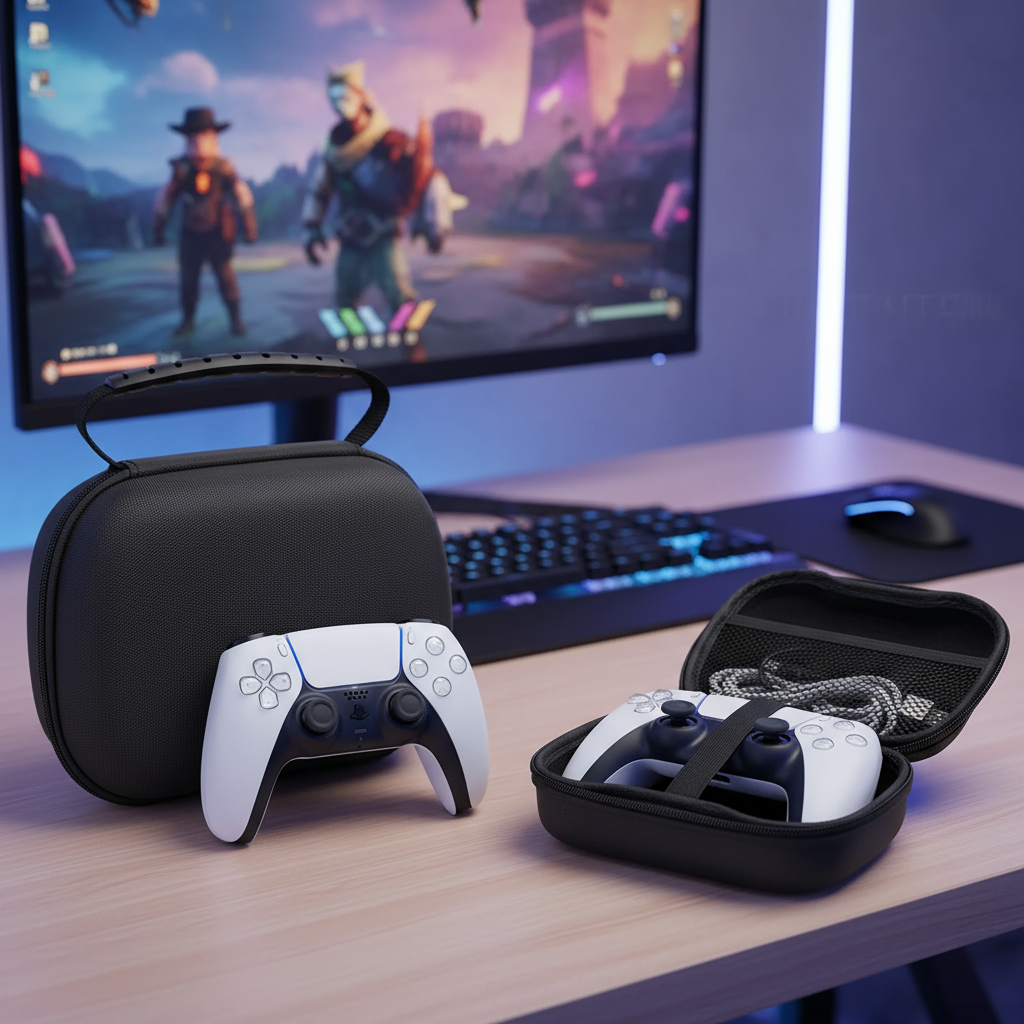 Estojo de Viagem Protetor para PS5, PS4, PS3, Switch Pro, Xbox Series - Bolsa Rígida Portátil para Transporte