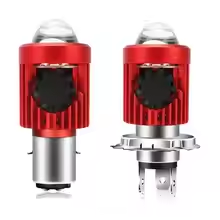 H4/H6 LED Lâmpada Para Farol De Motocicleta 8000LM 12V-80V Feixe Alto/Baixo Lente CSP Luz De Neblina em Oferta na Shopee