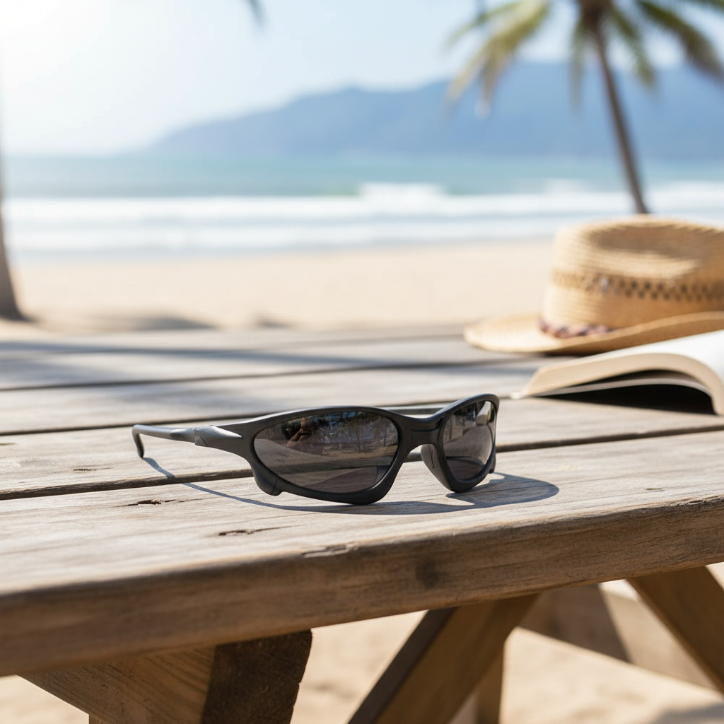  Old School Sunnies Masculinos - Armação Leve com Proteção UV para Andar/Ciclismo