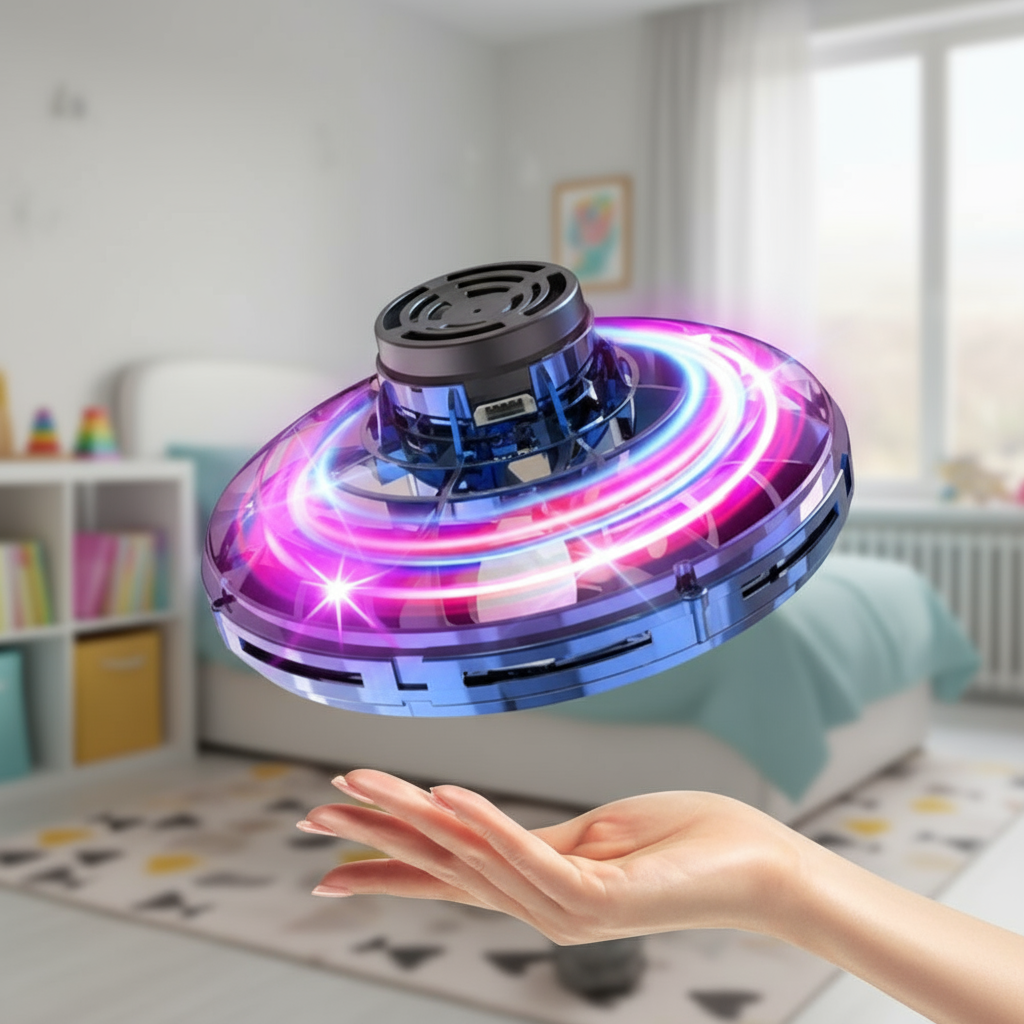 Flynova Premium Orb Giroscópio Giratória Bola Voadora com Spinner Boomerang e Sensor