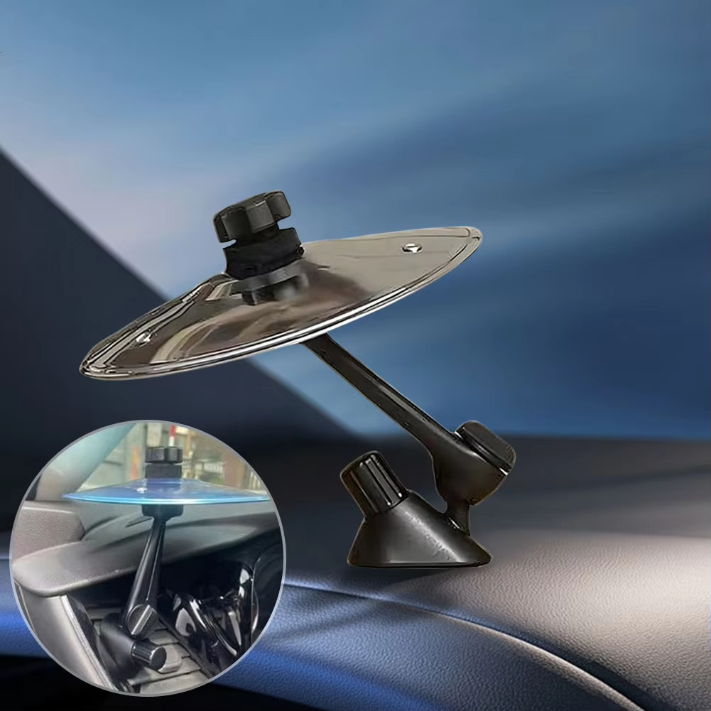 Mini Bateria de Carro com Ventilação de Ar, Pratos de Bateria para Interior de Carro