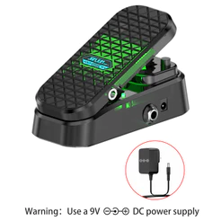 JAMJUM Pedal De Volume Wah De Função Dupla , Silencioso , Deslizante , Antiderrapante , Controlador De Pé Para Amplifica