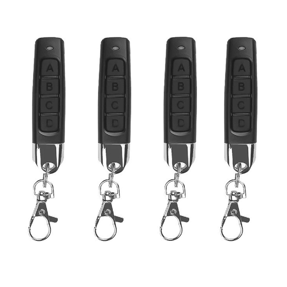 Porta De Garagem Controle Remoto 433MHz Universal 4 Teclas Cópia Duplicador Portão Elétrico Interruptor Sem Fio Fob