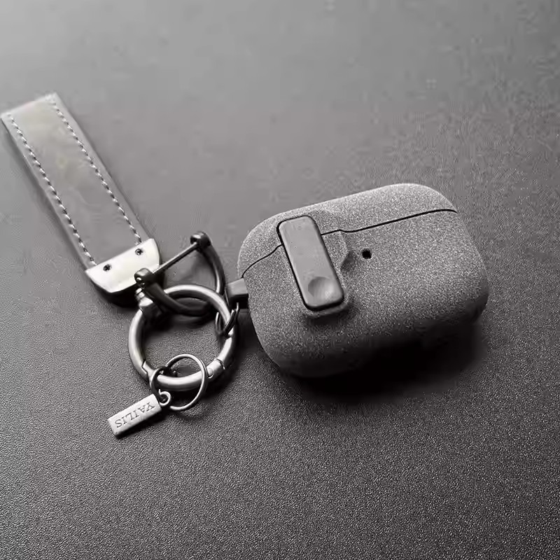  Estojo para fone de ouvido com trava automática pop-up para Apple Airpods 4 Pro Pro2 Capa protetora antiperda para
