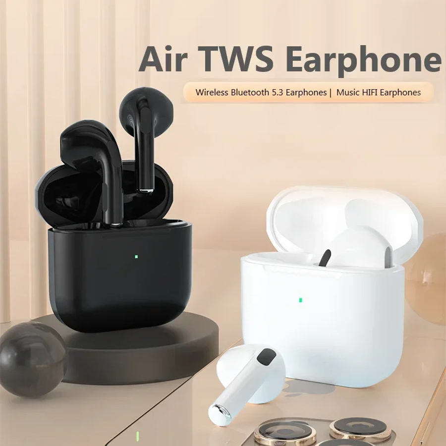 Pro 4 Fones De Ouvido TWS Sem Fio Bluetooth Bateria Longa Duração Leve Portátil Com Caso Carregamento Correndo Dormir