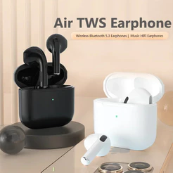 Fones de ouvido Bluetooth TWS Pro 4: sem fio, bateria de longa duração, leves, com estojo de carregamento; ideais para c