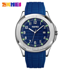 Skmei 9286 Relógio Masculino De Quartzo Com Pulseira De Silicone Esportivo À Prova D'água Calendário
