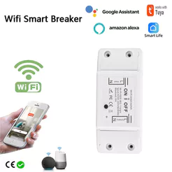 Interruptor Temporizador de Disjuntor Sem Fio Universal AXUS, Controle Remoto DIY para Casa, Compatível com App Tuya