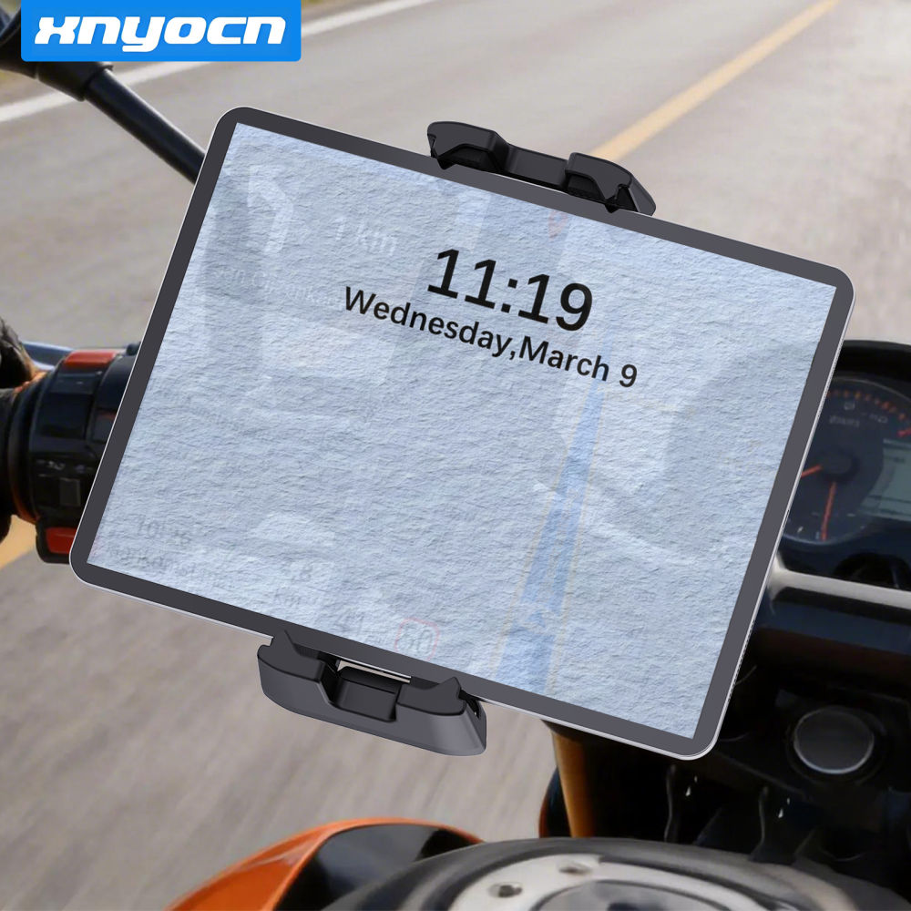 Para Motocicleta Bicicleta Ginásio 360 ° Suporte Giratório Anti-Vibração Telefone E Tablet 4.7 A 14 Polegadas Universal