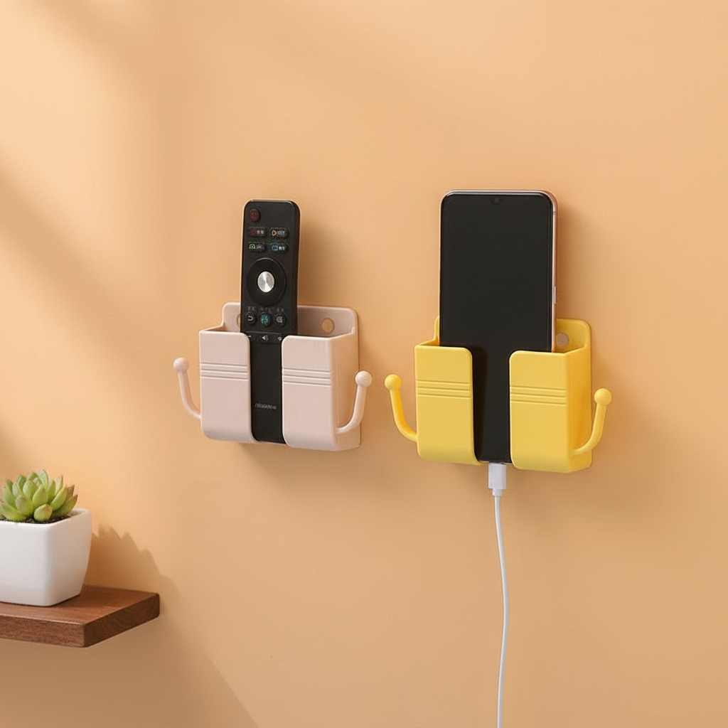 1 peça suporte de encaixe para carregamento de parede sem furos, suporte de armazenamento minimalista para controle