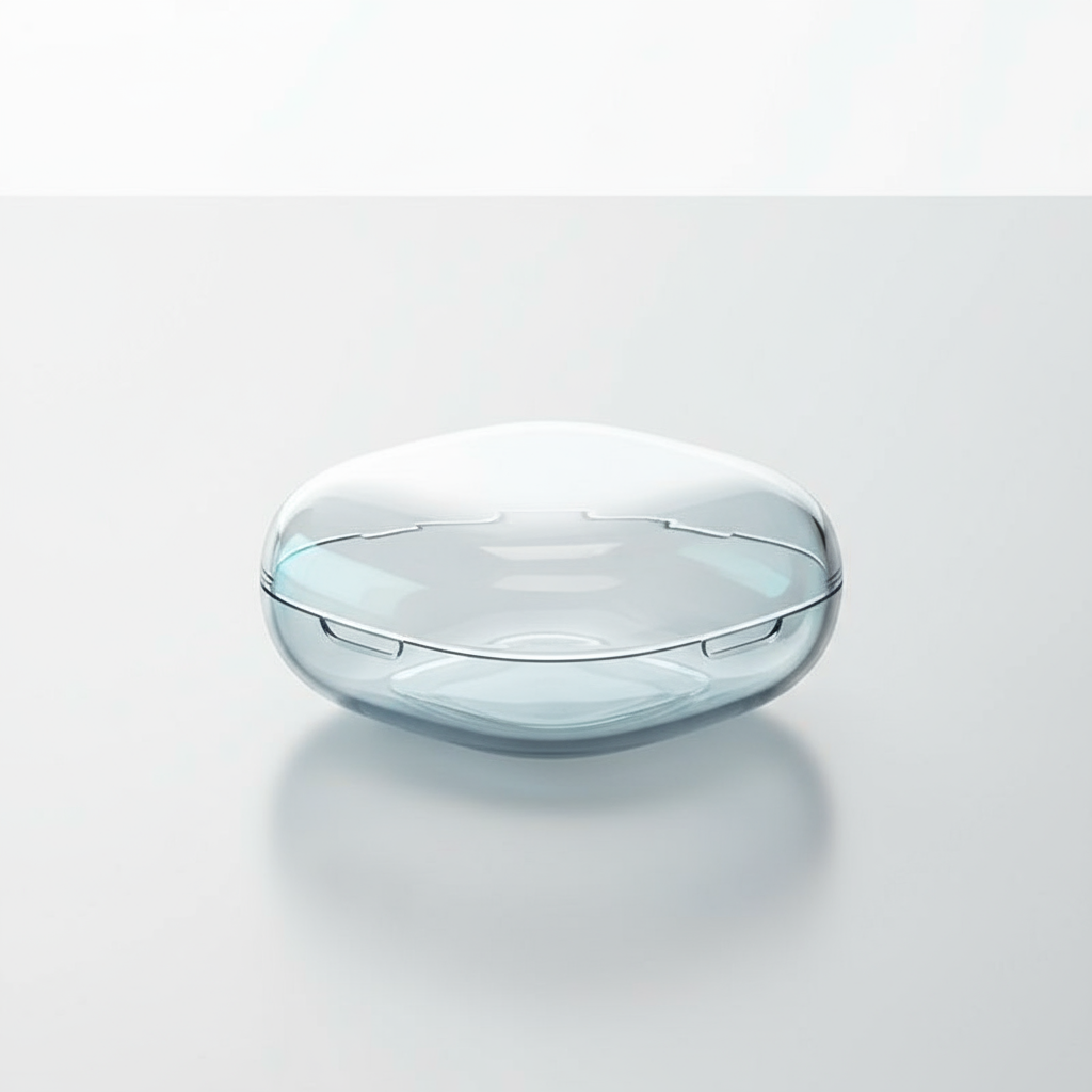 Estojo portátil para retentor, cor transparente, solução para armazenamento de dentadura.