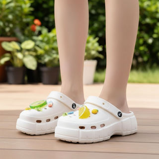 Lovito Sandália Plana Feminina Antiderrapante LFA71151 com Frutas de Verão Liso Casual em Oferta na Shopee