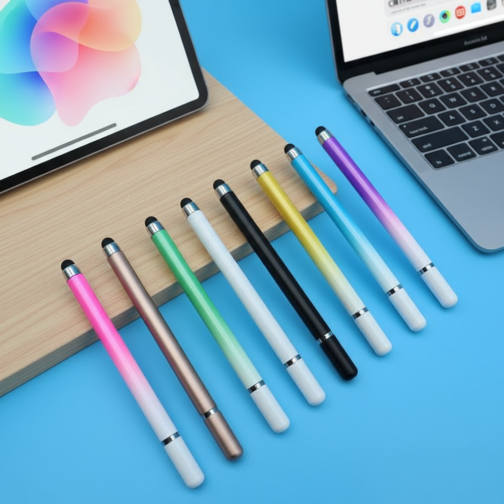 Stylus Universal de Cor: Caneta Sem Fio para Arte e Escrita em Tablets e Smartphones Android/iOS
