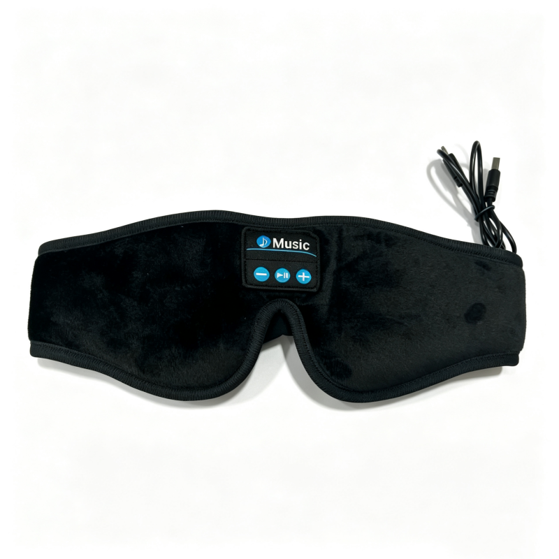 Bluetooth Dormir Fones De Ouvido 3D Máscara De Olho Sem Fio Macio Bandana Música Travesseiro Viagem Alívio Enxaqueca