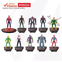 Marvel Role-Play Series Figuras De Ação Colecionáveis Oficiais Licenciados Homem-Aranha Venom Anime Eco ABS PVC Multi-Jo