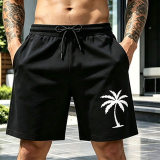 Short de surfe, Calça esportiva masculina, Short de secagem rápida, Bermuda cargo masculina original, Bermuda casual de