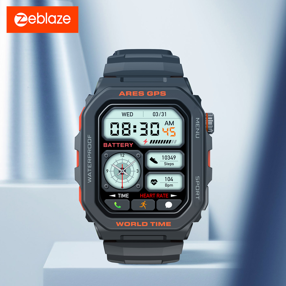 Smartwatch Relógio Inteligente Zeblaze Ares Gps Homens e Mulheres , Alexa Integrada , Chamadas Bluetooth , Fre