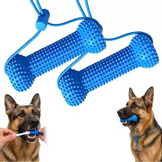 Auxílio para Escova de Dentes para Cachorro, Brinquedo de Mastigar para Limpeza Oral, Brinquedo para Higiene Dentária de