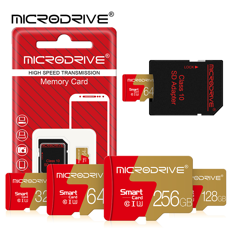 Cartão MicroSD 128 GB 256 GB Classe 10 Micro tf Cartão SD 32 GB 16 GB 8 GB 4 GB Cartões de Memória mini sd Cartão TF — imagem 2 de 2
