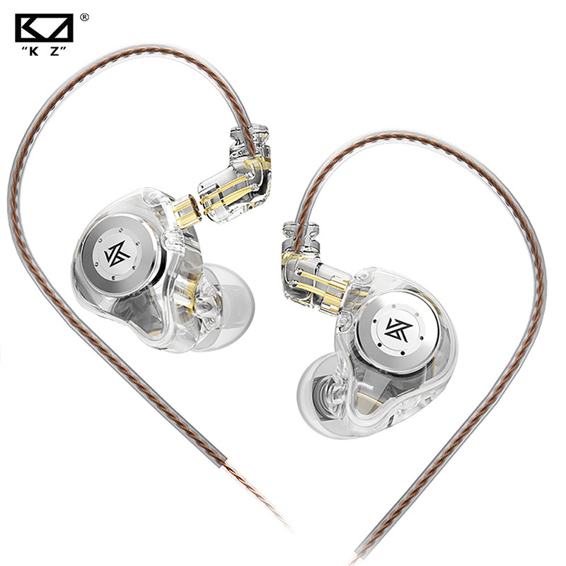 KZ EDX PRO Fones De Ouvido Dinâmicos HiFi Bass Monitor Intra-Auricular Esportivos Com Cancelamento De Ruído Para Música 
