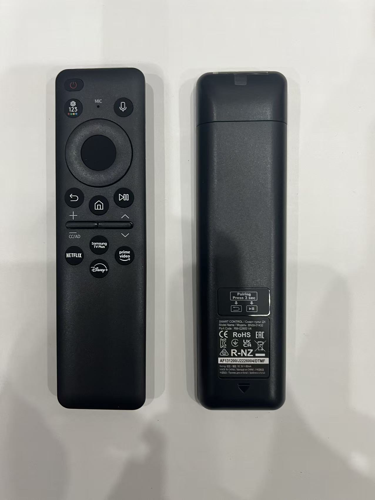 Para Controle Remoto de Voz Samsung Smart TV BN59-01432A Crystal UHD DU8000 Q60D Q7F OLED Neo QLED