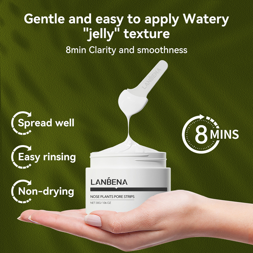 Máscara Nasal Para Remoção De Cravos LANBENA (30g)-Limpos, Facial Rasgada, Gel De Lama Cuidados Com A Pele · foto 2