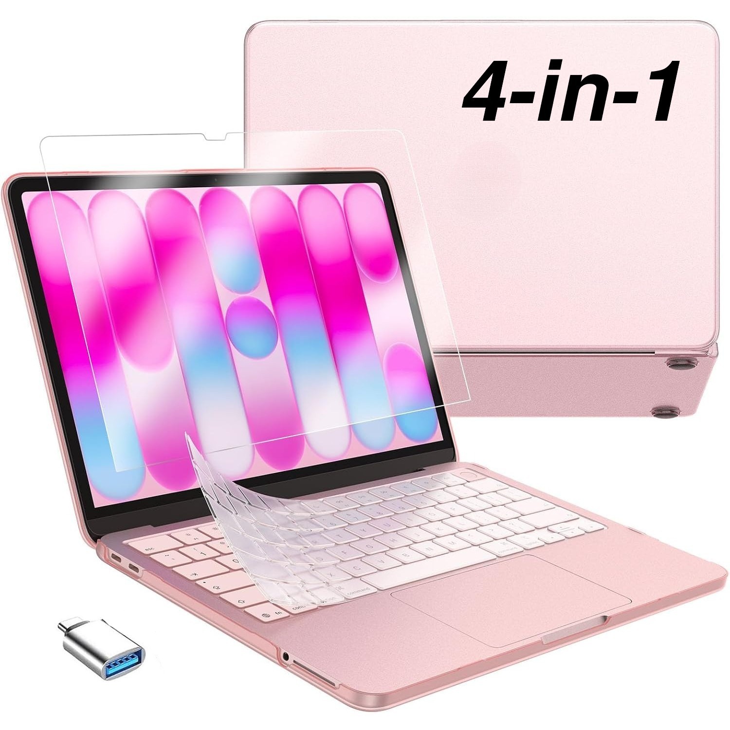 Conjunto De Capa Fosca Para Macbook Neo 13in 2026 A3404 Com De Teclado , Adaptad