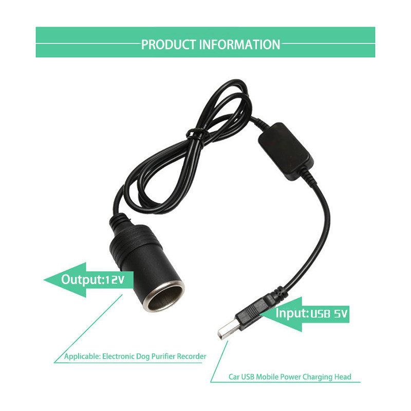 Adaptador De Soquete De Isqueiro De Carro USB Para 12v Dashcam E Câmera De Estacionamento 5v 2a — imagem 2 de 2