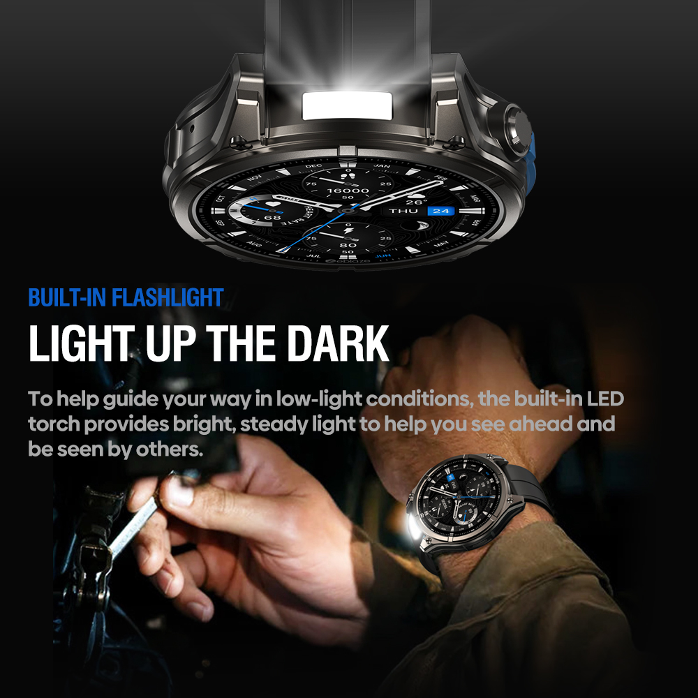 Zeblaze Vibe 8 - Smartwatch com display AMOLED 1.43, monitoramento cardíaco e pressão arterial, múltiplos modos — imagem 2 de 2
