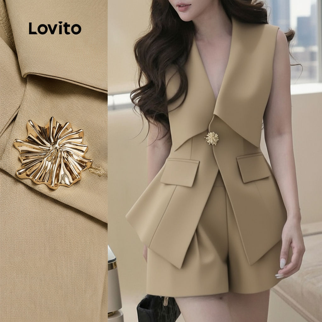 (trendy2)Design botão primavera verão cintura estreita senhoras topo/Commuter-SHB150P2D136 em Oferta na Shopee