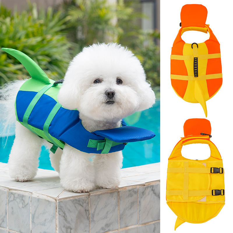 Colete De Segurança Para Natação De Cães Com Alça E Acessório De Trela Todos Os Tamanhos , Design De Cauda , Fralda Reut