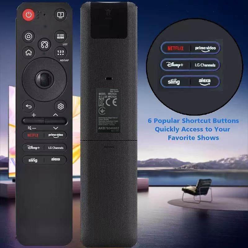 Substituição De Voz Com Controle Remoto LG MR25GA Smart TV Para 2025/2026 OLED QNED Prime Day