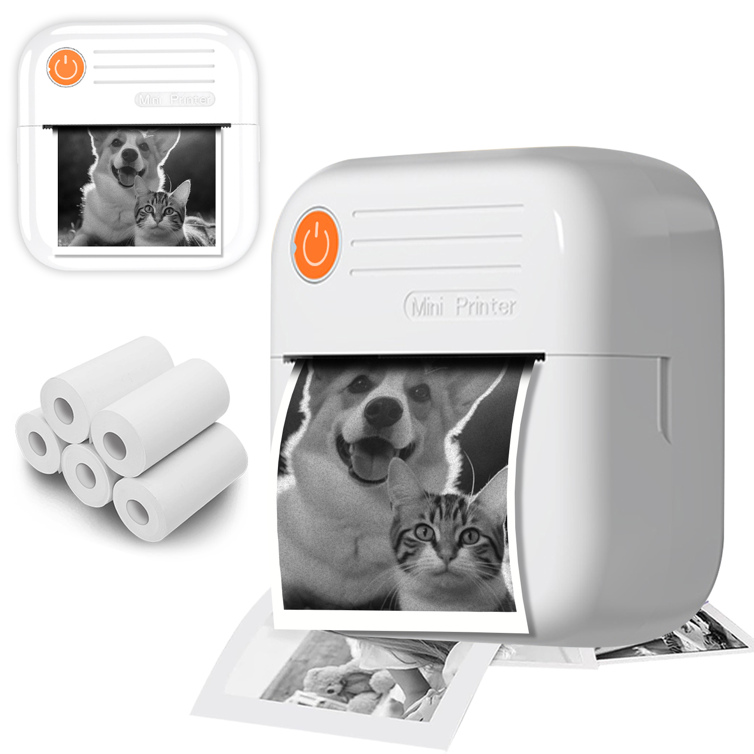 Mini Impressora De Adesivos-Fabricante Térmicos Portátil Sem Tinta Bluetooth Para IOS Android Pocket Impressão Instantân