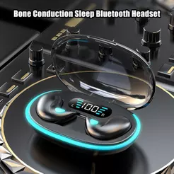 X55 Fones De Ouvido Intra-Auriculares Sono Bluetooth Sem Fio Com Cancelamento De Ruído Esportivos Fitness LED Display Di
