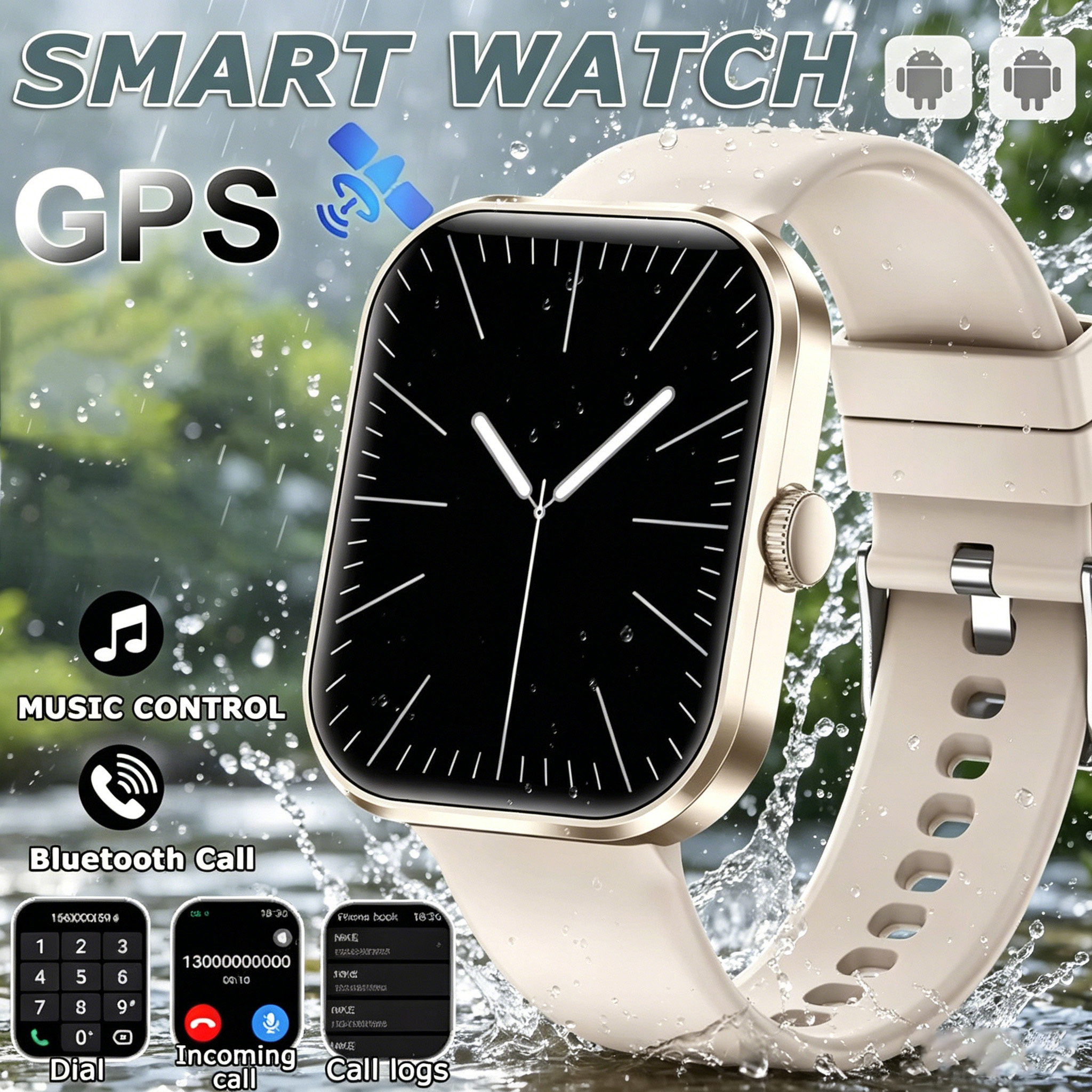 2026 Novos Esportes Ao Ar Livre Smartwatch Relógio Inteligente Monitoramento De Saúde Do Sono Tempo BT Chamando Smartwat