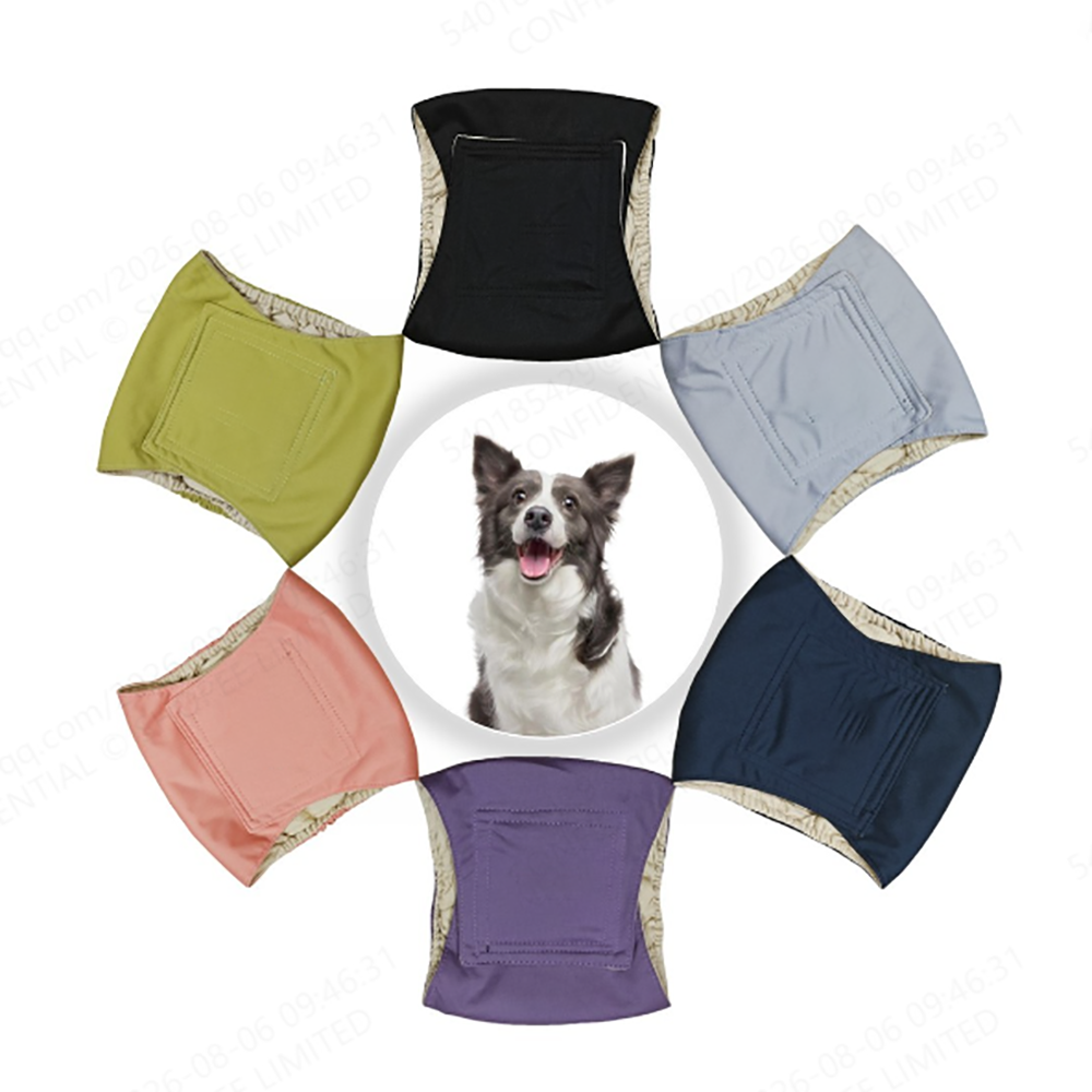 Faixa De Barriga De Cachorro Masculina Lavável , Padrão Elegante , Envoltório De Fralda Para Cães Masculinos