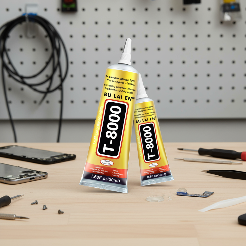 T8000 Tudo-em-Um Adesivo | GAM Cola Preta para Reparo de Tela LCD de Celular com Tampa Traseira DIY