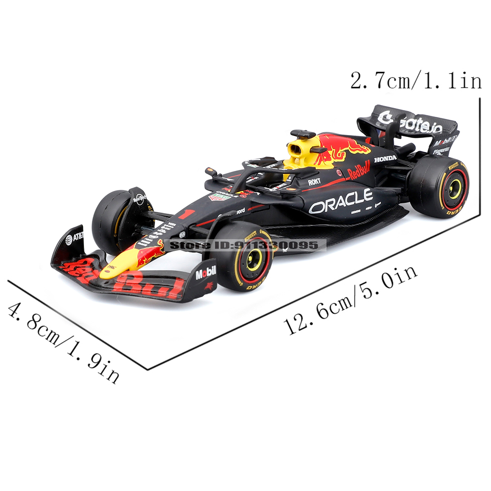 BBURAGO Red Bull RB21 F1 Liga Modelo Carro Verstappen 1 Brinquedo De Simulação De Corrida Escala 1/24 2024 Presente Cole — imagem 2 de 2