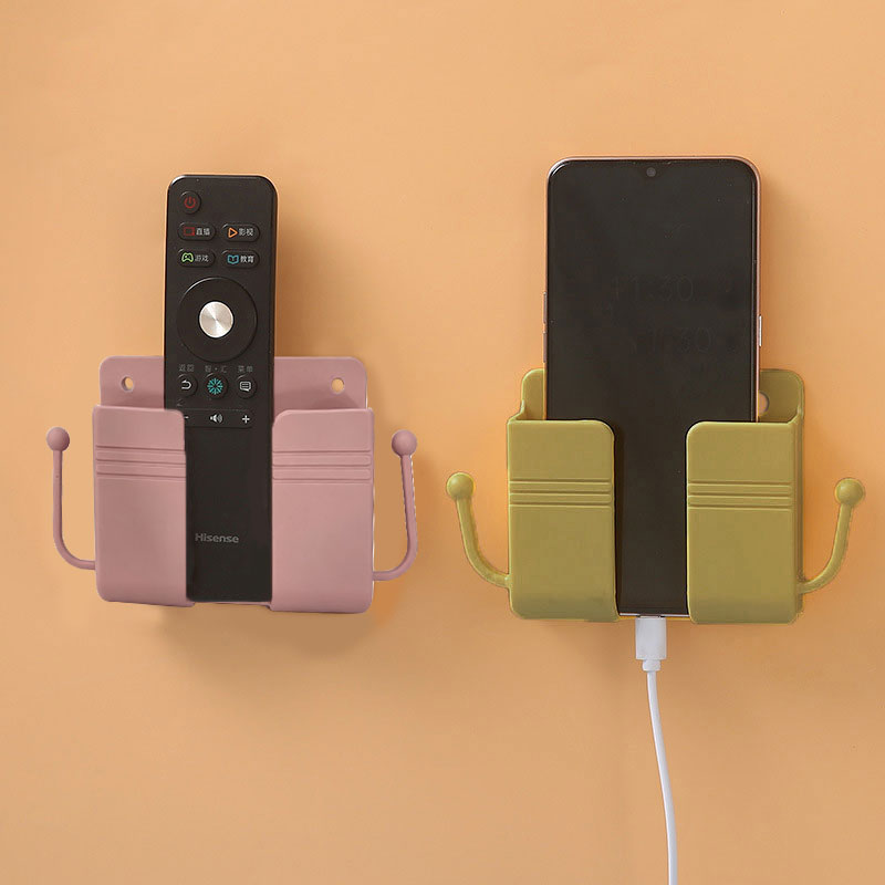 Suporte De Carregamento De Telefone De Parede Não Perfurado Para Banheiro E kit chen Minimalista , rack De Armazenamento