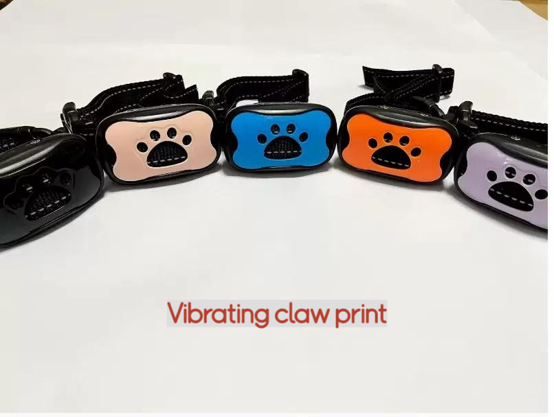 Dispositivo anti-latido por vibração, inteligente para animais de estimação, ajuste automático, carregamento, círculo