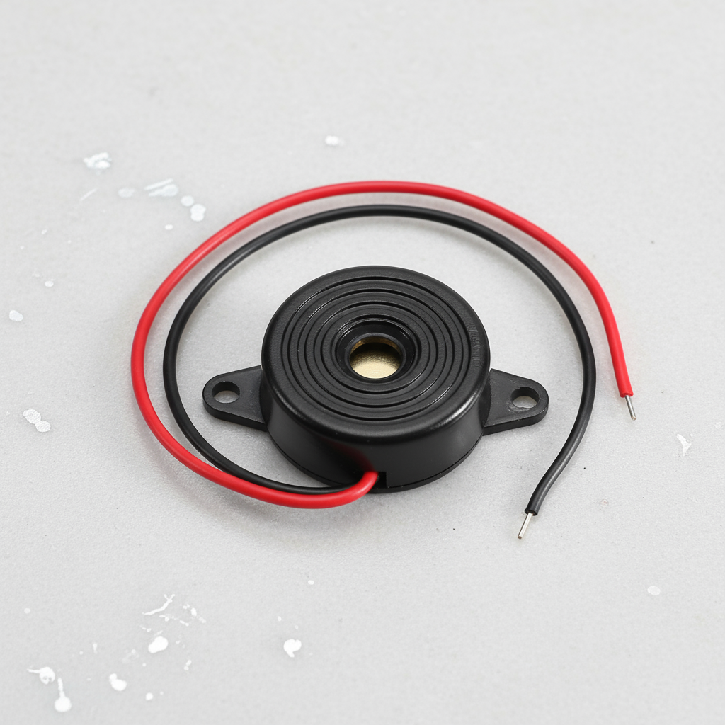 Buzina Eletrônica Piezo Durável 3-24V Alarme 95DB Bipe Contínuo para Uso em Carro e Van Arduino