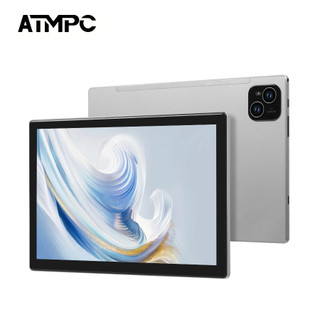 Tablet ATMPC de 10 polegadas para crianças, tablet Android, 128 GB de ROM, Wi-Fi 2,4 G + 5 G, tablet HD IPS de 6000 mAh