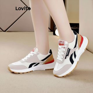 Lovito Tênis de Corrida Feminino Versão Coreana Leve e Confortável Amortecimento Versátil Esportivo LFA62050 em Oferta na Shopee