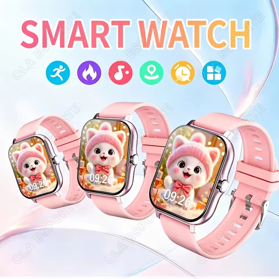 Criança Relógio Inteligente 2026 Novo Venda Quente 1.83 Polegada Smartwatch Com Chamada Sem Fio Recebendo Vários Modos D