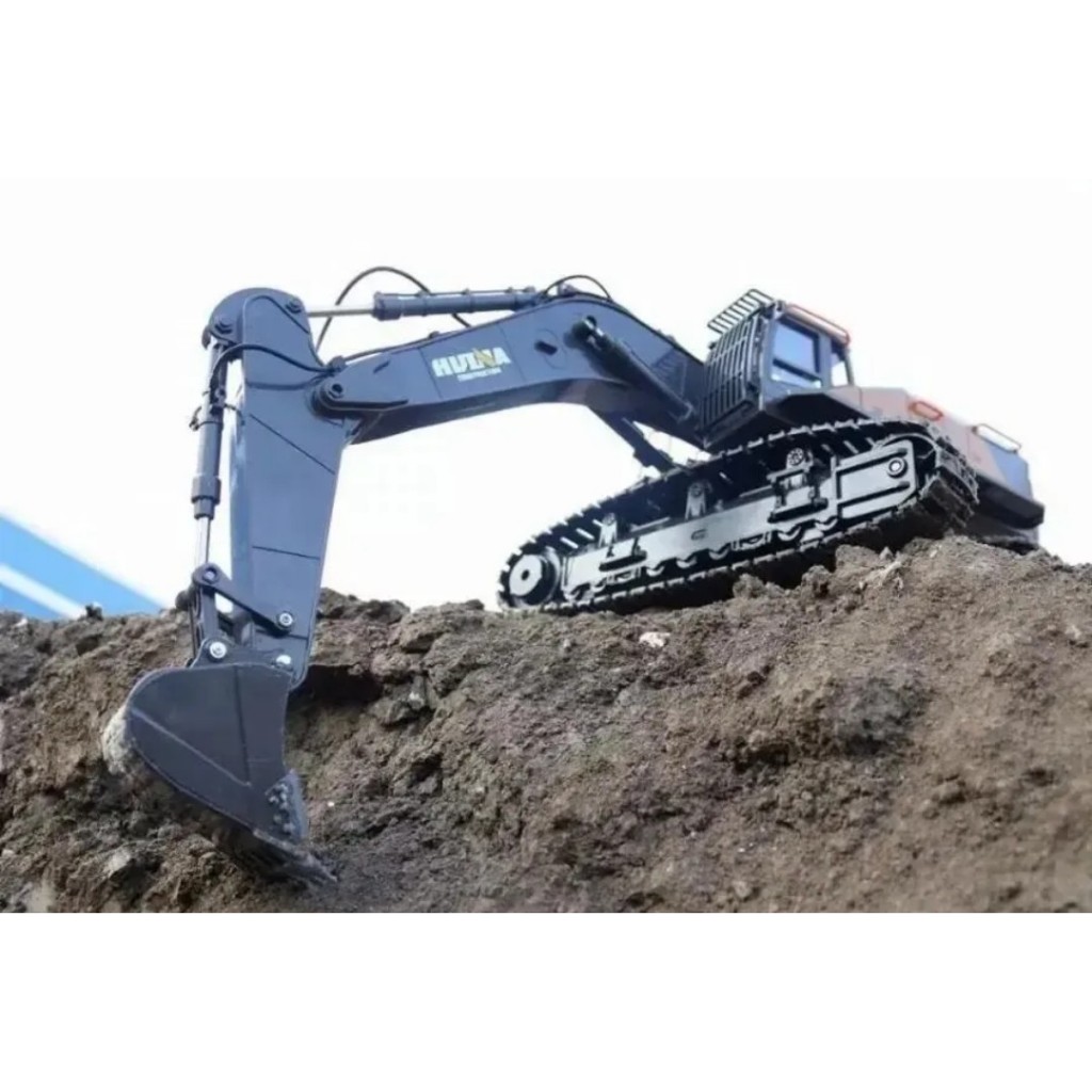 HUINA 1592 Escavadeira RC Metálica 1:14 com 22 Canais e Controle Remoto 2.4GHz para Crianças, Construção de — imagem 2 de 2