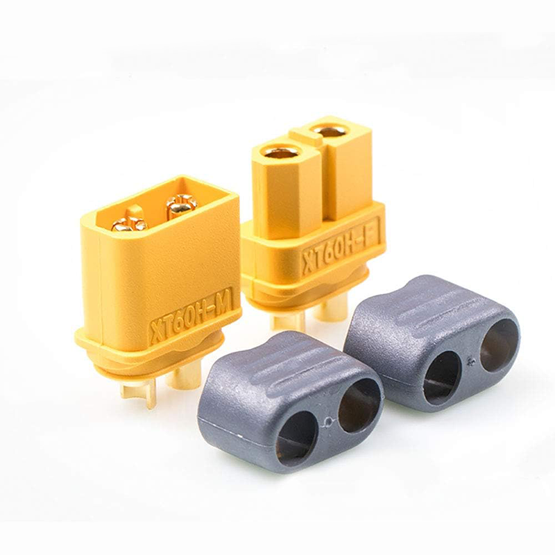 Conectores de Bala XT60H com Bainha para Bateria Lipo, 15 Pares, para Aviões e Carros RC