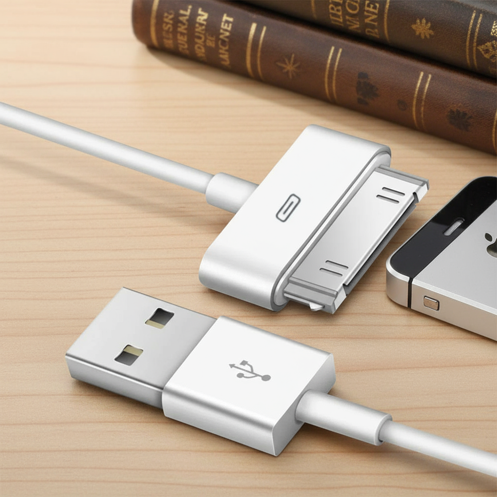 Cabo Adaptador de Carregador USB para iPhone 4 4s 3G 3GS iPad 1 2 3 iPod Nano Touch